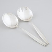 Pair of Danish Silver 'Cypress