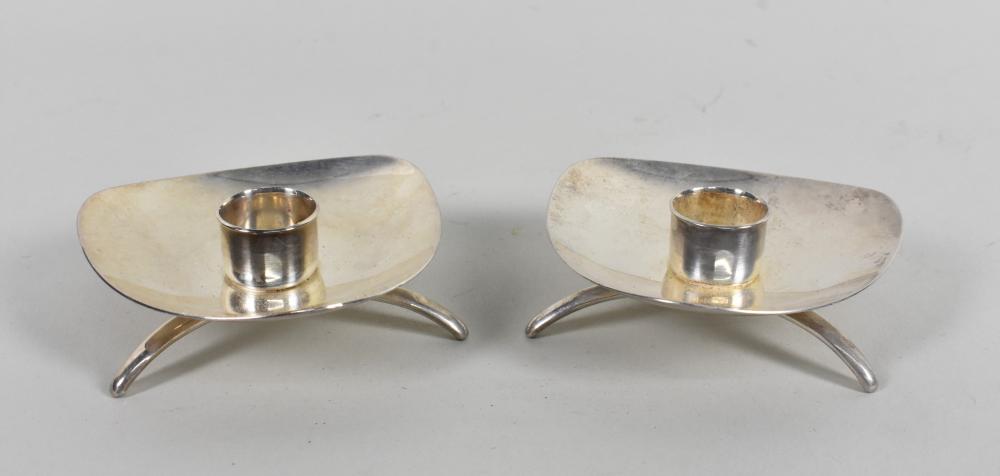 PAIR OF DANISH STERLING SILVER