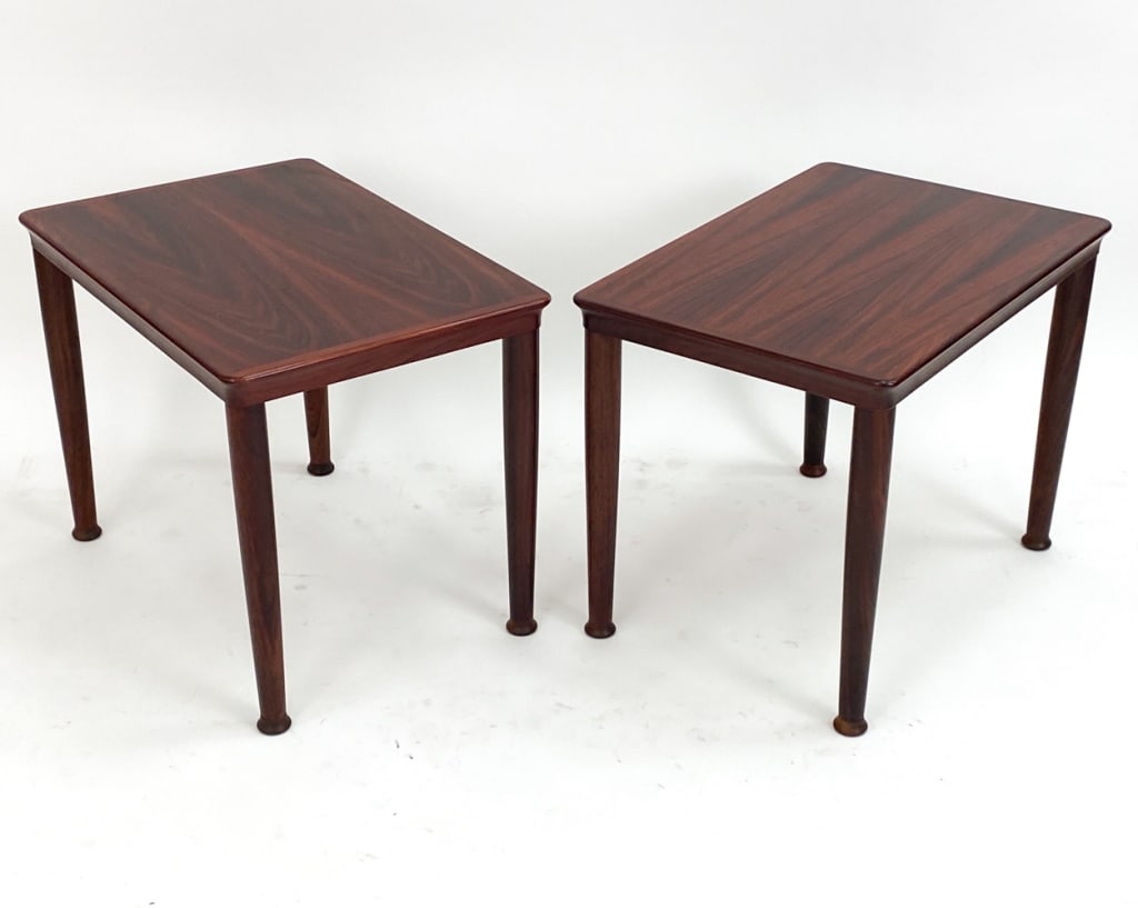 PAIR OF DANISH VEJLE STOLE ROSEWOOD