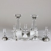 PAIR OF DAVID DOWLER STEUBEN C
