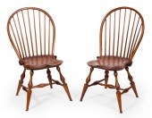 PAIR OF DAVID LEFORT BOWBACK W