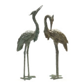 PAIR OF DECORATIVE CAST BRONZE