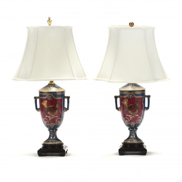 PAIR OF DECORATIVE EQUESTRIAN FOX