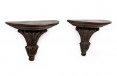 PAIR OF DECORATIVE PAINTED PLA