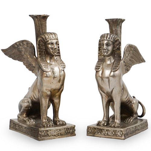 PAIR OF DECORATIVE SPHINX
