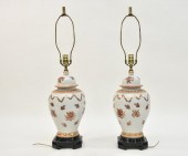 Pair of decorative urn form po