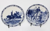 PAIR OF DELFT BLAUW PORCELAIN