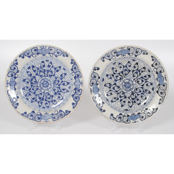 Pair of Delft Chargers Holland.