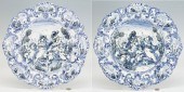 PAIR OF DELFT STYLE FAENZA ITA