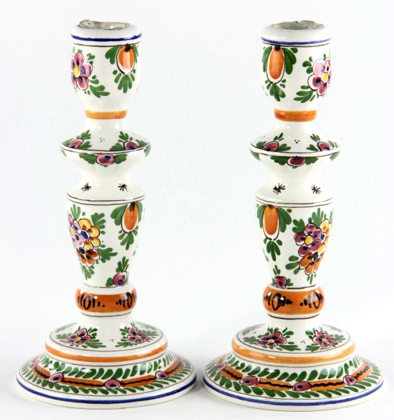 Pair of Delftware