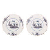 PAIR OF DELFTWARE CHINOISERIE
