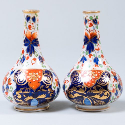 PAIR OF DERBY PORCELAIN SCENT