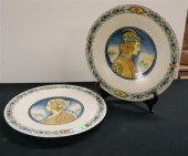 PAIR OF DERUTA CERAMIC PICTORI