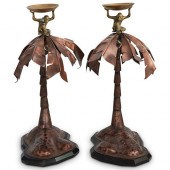 PAIR OF DESIGNER MONKEY CANDLE