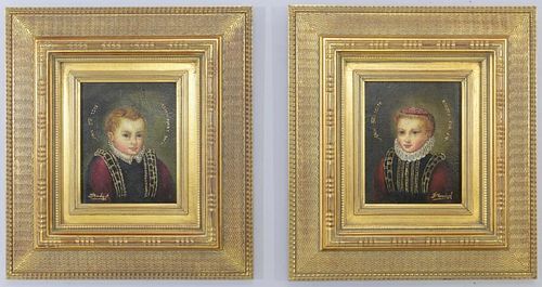 PAIR OF DIANA MENDOZA CHILD