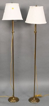 PAIR OF DIMINUTIVE BRASS AND B