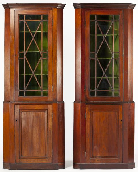 Pair of Diminutive English Corner