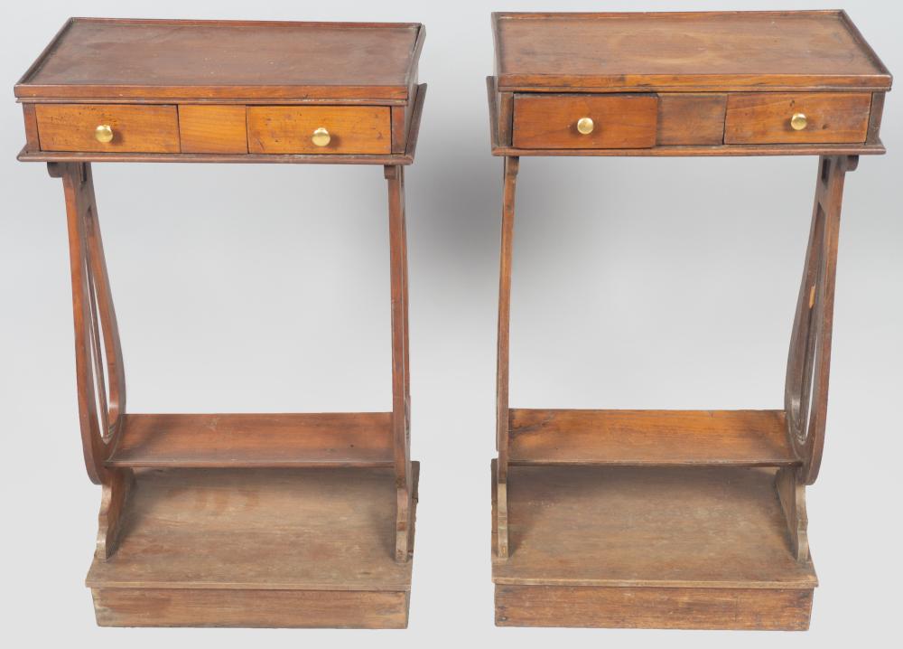 PAIR OF DIRECTOIRE STYLE CHERRY