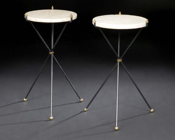 Pair of Directoire-Style Ebonized