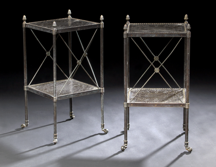 Pair of Directoire-Style Ebonized