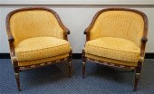 PAIR OF DIRECTOIRE STYLE GILT