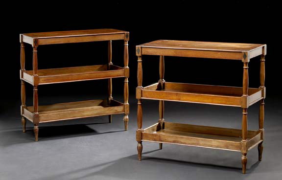 Pair of Directoire-Style Mahogany