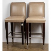 PAIR OF DONGHIA BARSTOOLS Pair