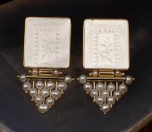 PAIR OF DONNA CHAMBERS SIGNED
