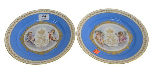 PAIR OF DORE A SEVRES PORCELAIN