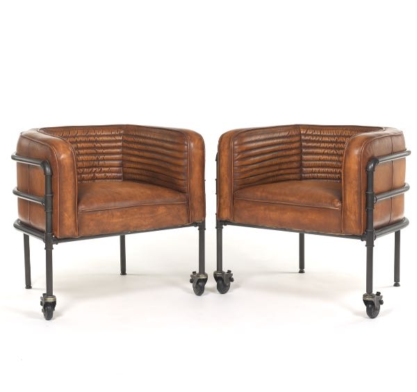 PAIR OF DOT & BO INDUSTRIAL STYLE