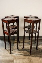 PAIR OF DOUBLE LOZENGE FORM PL