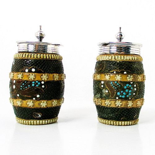 PAIR OF DOULTON LAMBETH CHINE