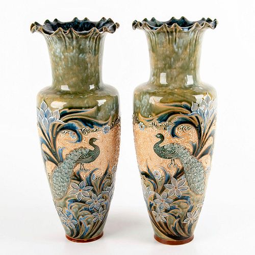 PAIR OF DOULTON LAMBETH ELIZA