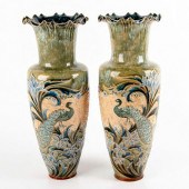PAIR OF DOULTON LAMBETH ELIZA