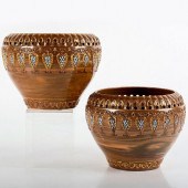 PAIR OF DOULTON LAMBETH RETICU