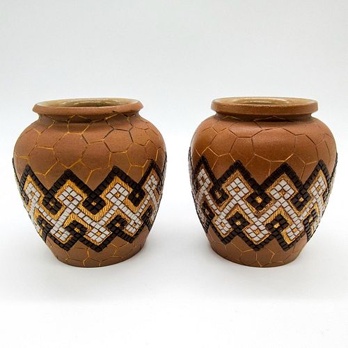 PAIR OF DOULTON LAMBETH SILICON