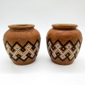PAIR OF DOULTON LAMBETH SILICO