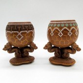 PAIR OF DOULTON LAMBETH SILICO