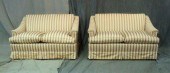 Pair of Down-filled Loveseats.