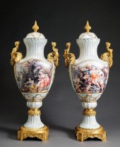 PAIR OF DRESDEN RICHARD KLEMM