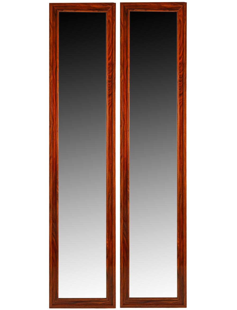 PAIR OF DRESSING MIRRORSmodern;