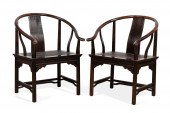PAIR OF DREXEL HERITAGE CHINES