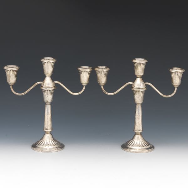 PAIR OF DUCHIN STERLING SILVER