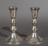 PAIR OF DUCHIN WEIGHTED STERLI
