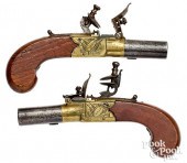 PAIR OF DUST, LONDON FLINTLOCK