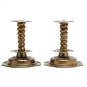 PAIR OF DUTCH BAROQUE STYLE BR