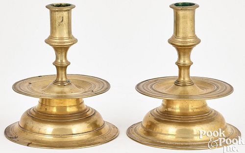 PAIR OF DUTCH COPPER ALLOY