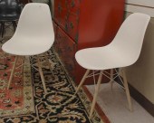 PAIR OF EAMES MOLDED PLASTIC S