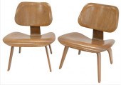 PAIR OF EAMES POTATO CHIP CHAI