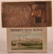 PAIR OF EARLY 1900S HERSHEY AD